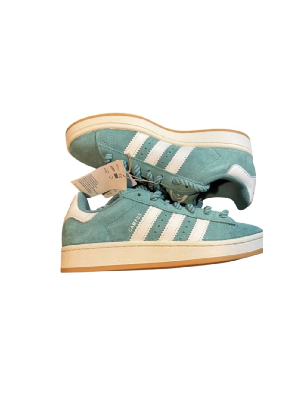 Women's Adidas Campus 00s W Teal White Sneakers Size 6